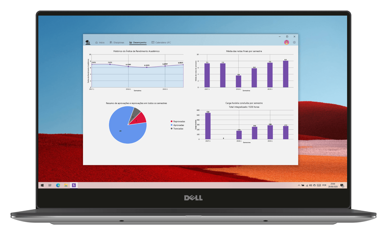 Aluno UFC app screenshot