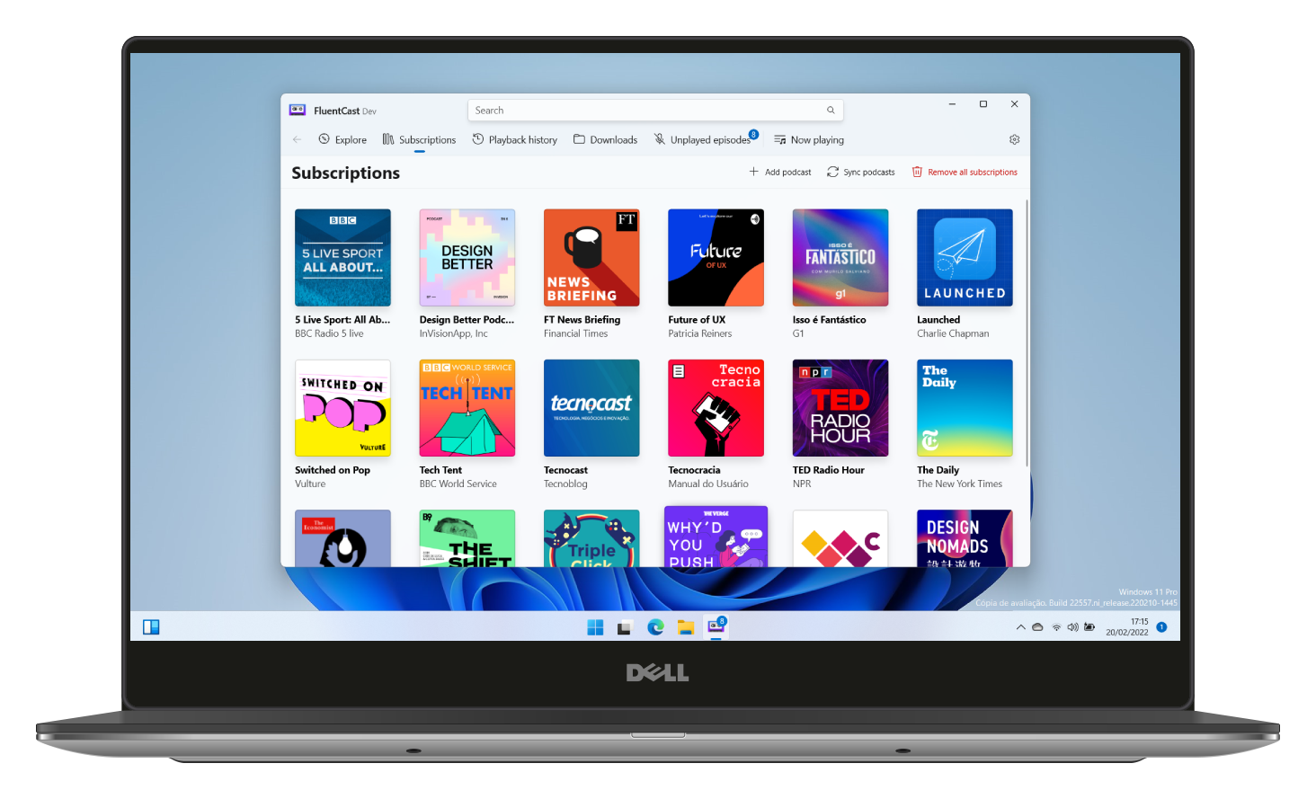 FluentCast app screenshot