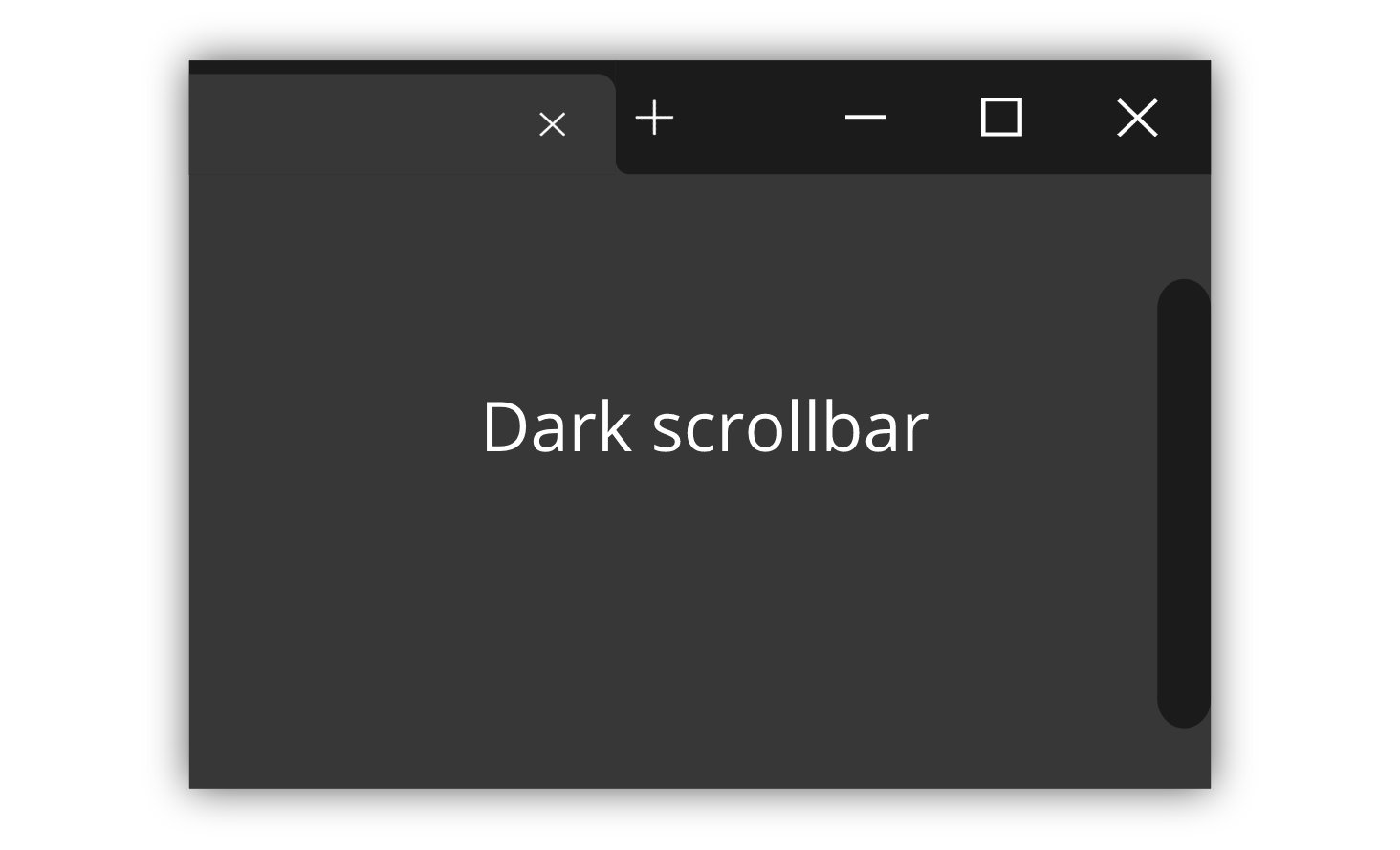 Modern scrollbar extension logo